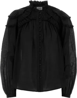 Isabel Marant Blouses, female, Black, Size: M Christa Blouse