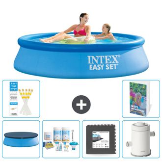 Intex Piscina Easy Set Redonda - 244x61 Cm - 7-piezas S64