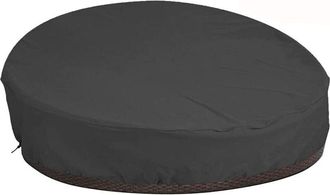 OEM Funda Protectora Redonda Para Sof&aacute; Cama Con Correa Para El Hombro Y Asa, Impermeable, Para Cama De Jard&iacute;n O Tumbona, Fabricada En Tejido Oxford 210d, 