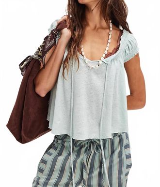 Free People Womens Dahlia Tee In Green