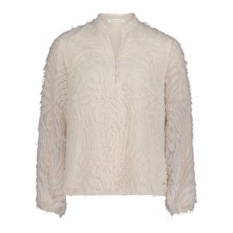 Betty & Co Dames, Blouses & Shirts, Beige, Maat: XL Viscose