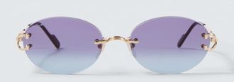 Cartier Signature C oval sunglasses