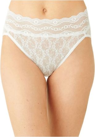 Wacoal Lace Kiss Hi-Leg Panty In White