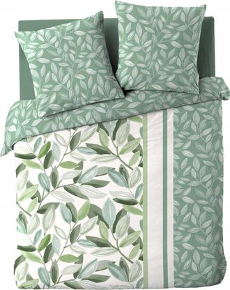 Douceur d'Int&eacute;rieur Douceur-dinterieur Juego De Ropa De Cama Verde Algod&oacute;n