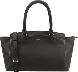 Paul Costelloe Womens Clarkson Black Leather Shoulder Bag - One Size