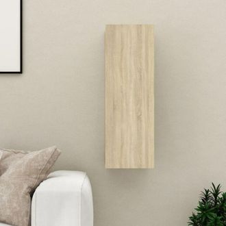 vidaXL Vidaxl - Mueble De Tv Madera Contrachapada Color Roble 30,5x30x90 Cm
