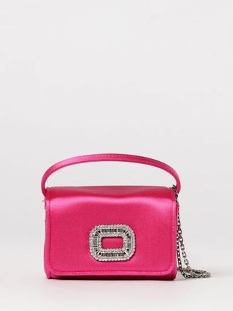 Roger Vivier Borsa Pilgrim Roger Vivier in raso con fibbia gioiello