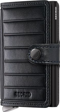 Secrid Premium Miniwallet+ Emboss Lines in Black at Nordstrom
