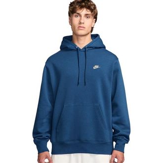 Nike Mens Club Pullover Hoodie - Blue/Blue Size 3XL