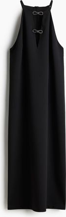 H&M Kleid mit Zierschleifen - Schwarz