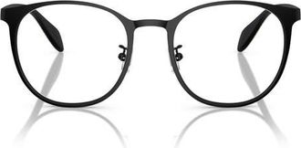 Emporio Armani 52mm Phantos Optical Glasses in Matte Black /Demo Lens at Nordstrom
