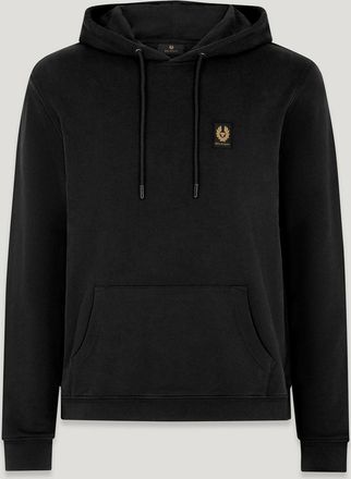 Belstaff Hoodie Mens Cotton Fleece Black Size 2XL
