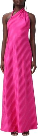 Emporio Armani One-Shoulder Maxi Jurk - Dames - Maxi kleedjes - Roze - 2XL - Kleedjes