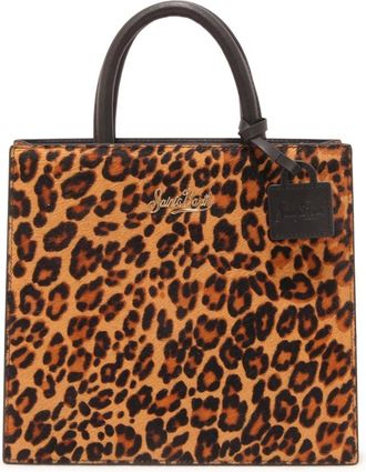 MC2 Saint Barth Shop Bag Midi Leo in pelle spazzolata - - Bags - Donna - Multicolore - ONE SIZE