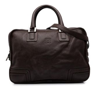 Loewe Pre-owned Loewe Goatskin Amazona Business Bag Ladies DKH85GZ12PFJJLED
