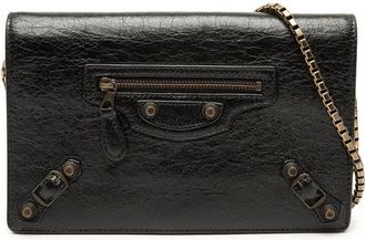 Balenciaga Pre-owned Balenciaga Lambskin Motocross Giant 12 Wallet on Chain Ladies HMFDTDSU0ORDGA5V
