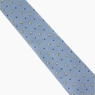 Dunhill Mens Dunhill Tie - Blue - Size: ONE size