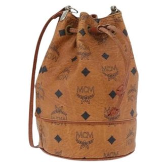 MCM Borsa a secchiello Pre-owned - - Pre-owned - Donna - Marrone - ONE SIZE