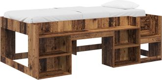vidaXL Struttura Per Letto Per Bambini Con Ripostiglio Legno Antico Vidaxl