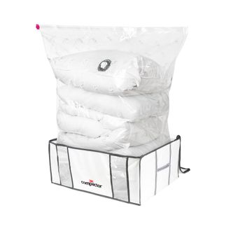 Compactor Funda De Almacenamiento Al Vac&iacute;o Compactor Xxl 210 Litros Gris Y Blanco