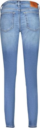 Calvin Klein Mid-Rise Skinny Jeans - Blue