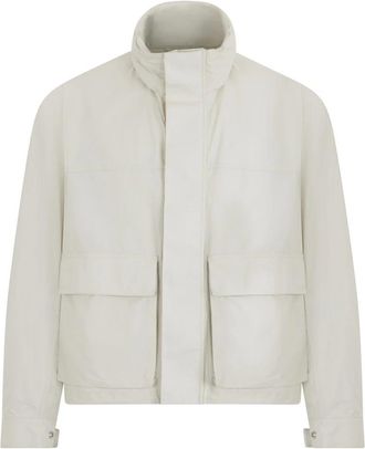Christophe Lemaire Korte Regenparka - Heren - Zomerjassen - Beige - M - Katoen - Jassen