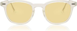 SmartBuy Collection Square Full Rim Plastic Mens Sunglasses Clear Size 48 - Free Lenses - SmartBuy Collection