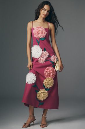 Elliatt Buttercup Floral Appliqu&eacute; Maxi Dress