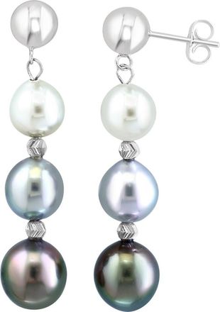 Effy Sterling Silver Freshwater Pearl Drop Earrings in Multi at Nordstrom Rack