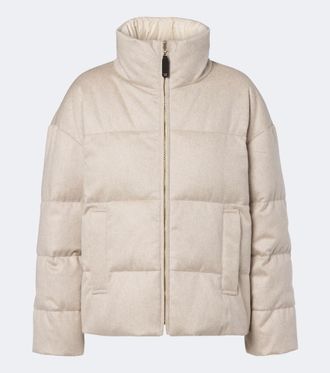 Max Mara Reversible cashmere down jacket