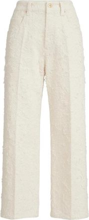 Brunello Cucinelli Contemporary Square Broeken - Dames - Vrijetijds broeken - Beige - S - Katoen - Broeken