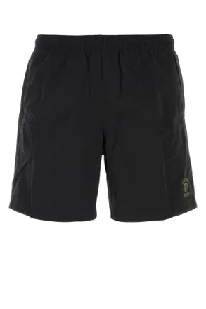 Alexander McQueen Alexander Mcqueen Black Nylon Swimming Shorts
