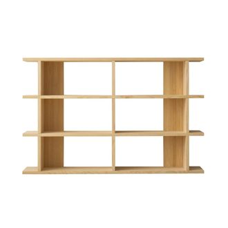 Naan Furniture Librer&iacute;a de pino macizo sin barnizar 2x3