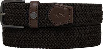Paul & Shark Cintura Elastica con Bordi in Pelle - - Accessories - Uomo - Marrone - 100 CM