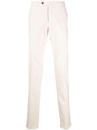 Pantaloni Torino mid-rise straight-leg trousers - men - Cotton/Spandex/Elastane/Modal - 46 - Neutrals