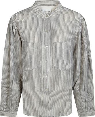 Isabel Marant Shirts, female, Blue, Size: 2XS Selvia Shirt