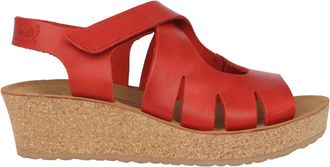 Mephisto Nature is Future Wedges - Dames - Sleehakken - Rood - 37 EU - Leer - Schoenen