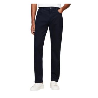 Tommy Hilfiger Heren, Broeken, Blauw, Maat: W32 Katoen