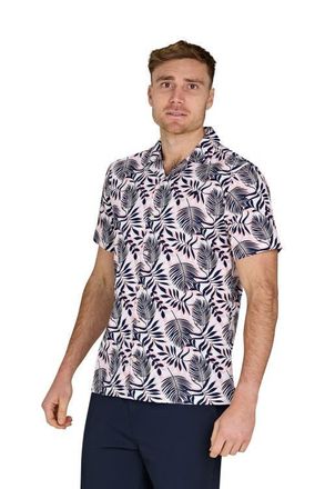 Raging Bull Short Sleeve Large Fern Shirt in Navy at Nordstrom, Size X-Large