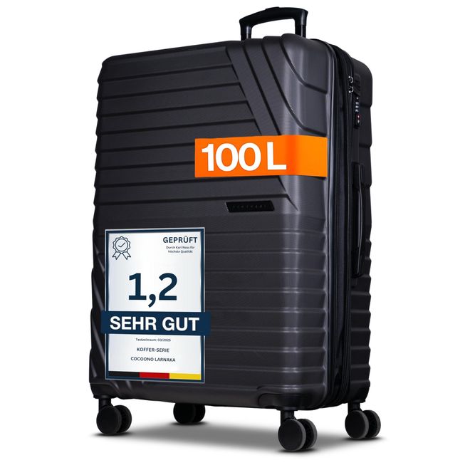 Produktbild von Cocoono Hartschalenkoffer XL Groß - 95L - 104L Volumen - 8