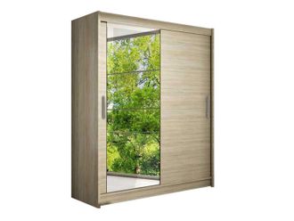 Mirjan24 Mobilier1 - Armario Closico 112, Roble Sonoma, 200x150x58cm, Puertas De Armario: Correderas, N&uacute;mero De Estantes: 0