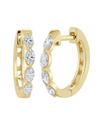 Sabrina Designs 14K 0.44 Ct. Tw. Diamond Hoops