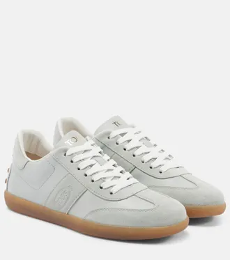 スニーカー TOD'S BLACK SUEDE AND BEIGE LEATHER SNEAKERS Man BLACK Sneakers in Leather and Technical Fabric