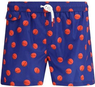 Kiton Logoed Zwemshorts met All-Over Spheres - Heren - Strandmode - Veelkleurig - 3XL - Badmode