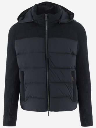 Moorer Royal Blue Padded Jacket