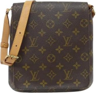 Louis Vuitton Pre-owned Cross Body Bags, male, Brown, Size: ONE SIZE Pre-owned Monogram Musette Salsa Shoulder Bag