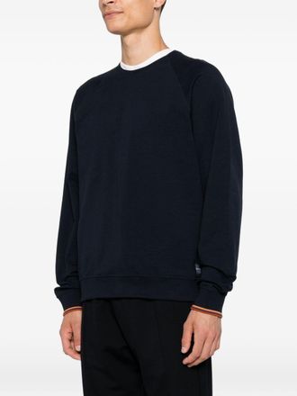 Paul Smith Artist Stripe Cotton Sweatshirt - Navy