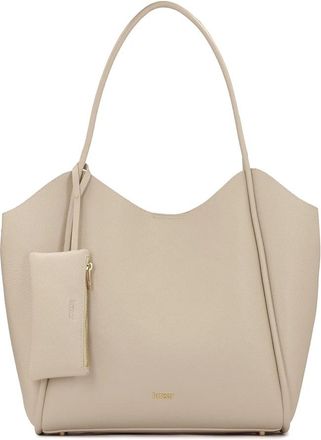 Kazar Leren schoudertas - Dames - Shoppers - Beige - ONE Size - Leer - Tassen
