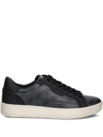 Guess Co logo-print sneakers - Black