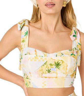 Astr Kaleigh Crop Top In Floral